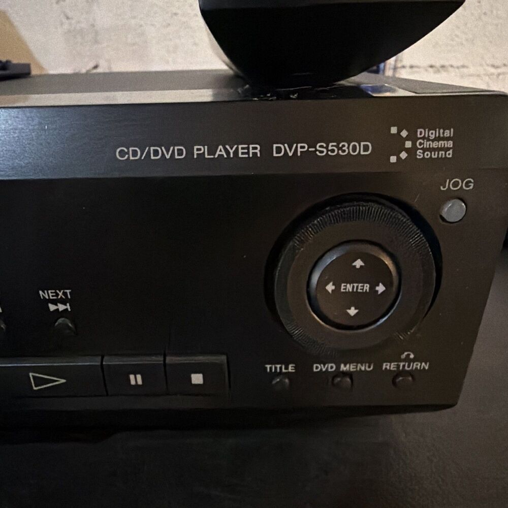 Sony DVP-S530D DVD Player w/ Dolby Digital, CD/DVD/Video CD, Black